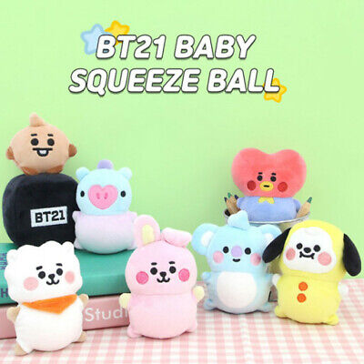 BTS BT21 Official Authentic Goods BABY Stress Squeeze SQUISHY Ball • 14.99$