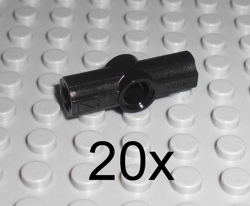 LEGO Technic - 20x Achs Pin Verbinder #2 schwarz black Axle Pin Connector 32034 - Bild 1 von 1