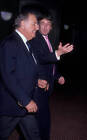 Al Taubman And Donald Trump Attend Williams Vs. Tyson Boxing - 1989 Old Photo 1
