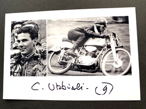 CARLO UBBIALI (†2020) 9facher Motorrad-Weltmeister signed Foto 10x15 Autogramm - Picture 1 of 1