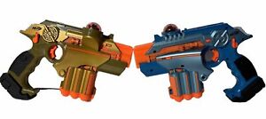 Nerf Lazer Tag Phoenix LTX Tagger 2-Pack Laser Multiplayer Game Tested Works