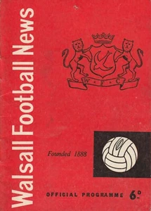 WALSALL v CRYSTAL PALACE 1963/64 DIVISION 3 - Picture 1 of 1