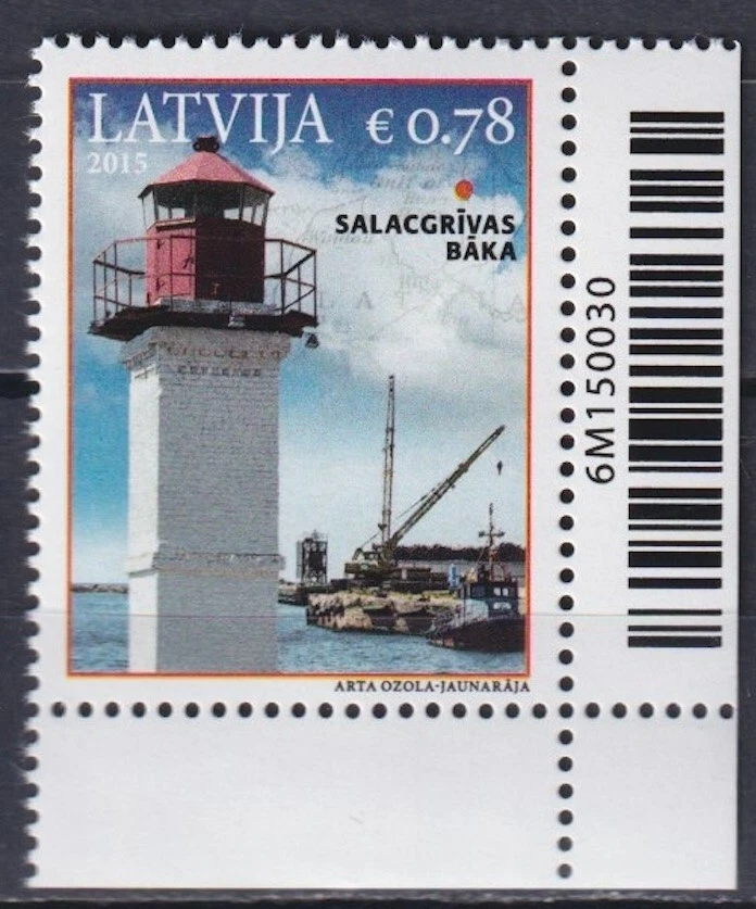 Latvia 2015 Architecture, Lighthouses MNH** - Image 1 of 1