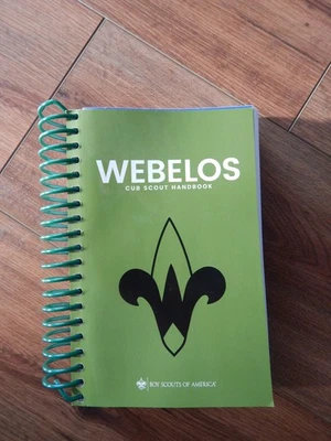 NEW! "WEBELOS" Cub Scout Handbook-Spiral Bound - Image 1 of 4