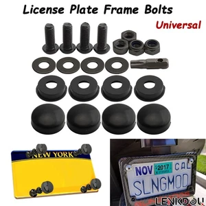 Motorcycle License Plate Frame Bolts Screws For Harley Honda Kawasaki Ducati BMW - Picture 1 of 16