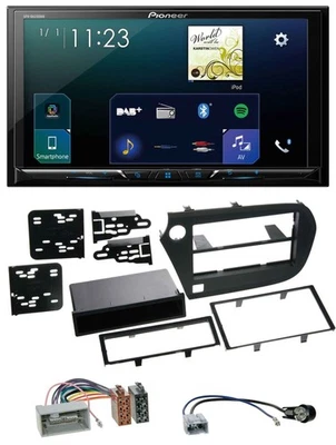 Pioneer MP3 Bluetooth USB 2DIN DAB Autoradio für Honda Insight ZE2 09-13 - Bild 1 von 4