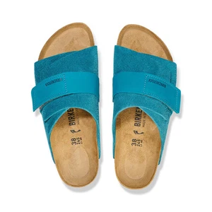 Birkenstock Kyoto Deep Turquoise Nubuck/Suede Leather EU 38 US women 7-7.5 - Picture 1 of 16