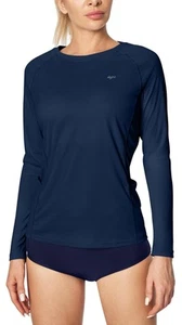 Rash Guard for Women UPF 50+ SPF UV Protection Long Sleeve Workout Tops with ... - Picture 1 of 6