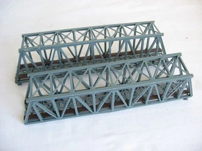 SM185* FALLER  N Kasten Brücke 2 Stück gebaut - Bild 1 von 3