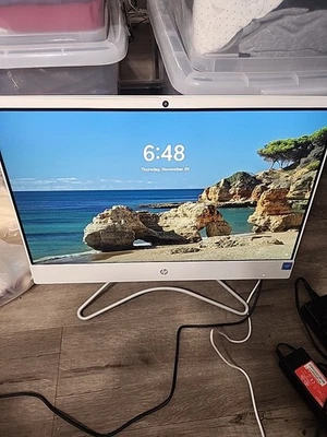 HP 22-C0063W All-in-one PC 22 Display 8th Gen Intel Celeron G4900t 4GB RAM... - Image 1 of 4