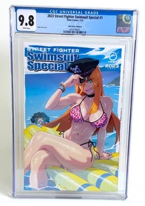 TRAJE DE BAÑO STREET FIGHTER 2023 ESPECIAL #1 CUBIERTA ROXY B 23/07 - CLASIFICACIÓN CGC 9,8 UDON - Imagen 1 de 2