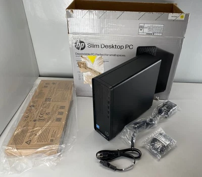 HP Desktop S01-AF2023W Intel Pentium Silver J5040 256GB- Black - Image 1 of 4