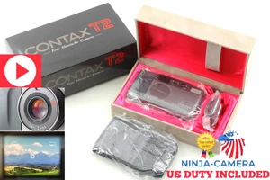 ⏯[Unused In Box] Contax T2 D Titan Black Point & Shoot Compact Film Camera JAPAN - Picture 1 of 23