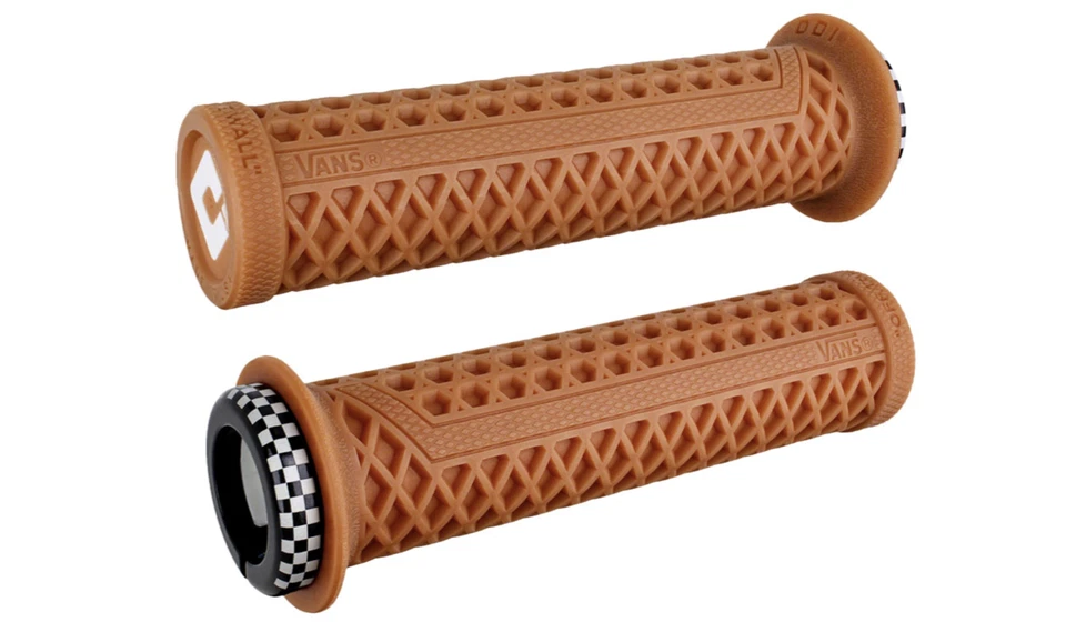 ODI Vans v2.1 Lock-On Mountain Bike Bicycle Grips - Iridescent Purple Oil Slick - Image 1 of 1