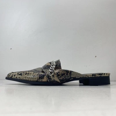 Charles David Women's Multicolor Snake Print Flat Mules Size 7M - Image 1 of 4