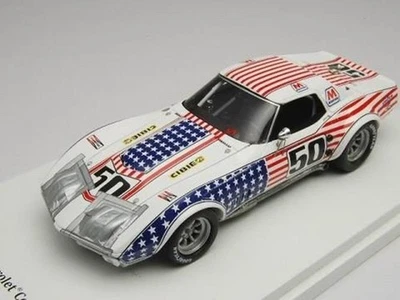 TSM MODEL TSM104324 1/43 Chevrolet Corvette 24H Daytona 1971 #50 Modello Auto - Immagine 1 di 4