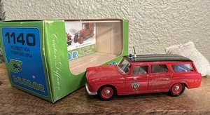 ELIGOR PEUGEOT 404 Fire Chief No. 1140 Service Support Car POMPIERS 1964 1:43 - Picture 1 of 13