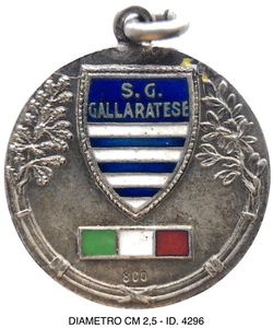 GALLARATE SOCIETÀ GINNASTICA GALLARATESE MEDAGLIA ARGENTO CAMPIONE D’ITALIA 1949 - Imagen 1 de 6