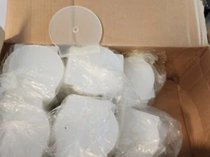 LOT of 125pcs NEW Rounded Cases CD DVD BluRay Clear Storage Case Sleeve 125 Pack - Picture 1 of 4