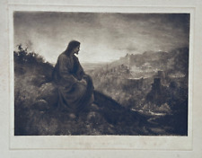 JESUS by WILLIAM HOLE GRAVURE IF THOU HADST KNOWN OH JERUSALEM. ROMAN OCCUPATION
