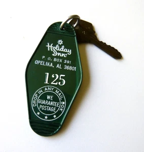 Vintage Holiday Inn Opelika, Alabama Hotel Key & Fob Room #125 - Picture 1 of 2