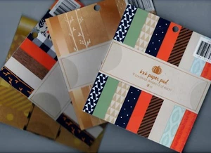 American Crafts 6x6 FALL/WINTER themed paper pads~Super Cute! Quick Ship! - Picture 1 of 3