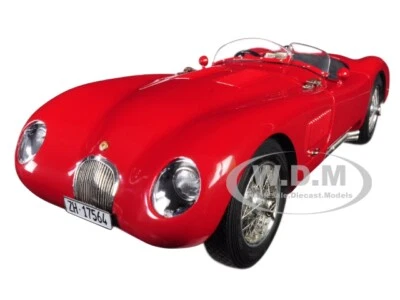 1952 JAGUAR C-TYPE XKC 023 RED LTD ED 1,000 PCS 1/18 DIECAST MODEL BY CMC 193 - Image 1 of 4