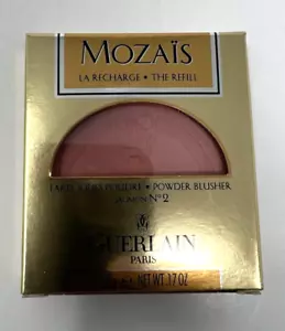 Guerlain Paris VHTF Blush Powder Blusher Saumon No 2 Mozais Refill .17 oz NIB - Picture 1 of 3
