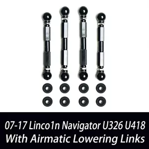 for 2007-2017 Lincoln Navigator U326 U418 Air Ride Suspension Lowering Kit Links - Picture 1 of 7