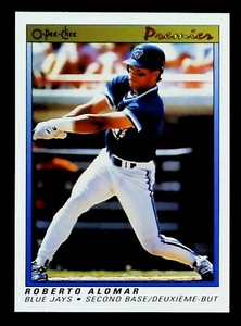 Roberto Alomar 1991 O-Pee-Chee Premier #1 Blue Jays