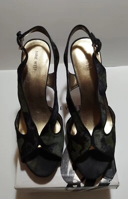 Nine West NWDAGMAR verde oscuro multi negro para mujer talla 10 M Foto 1 de 4