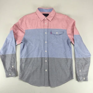 Mishka New 3 Flavors Long Sleeve Checkered Shirt Green Blue size S - Picture 1 of 1