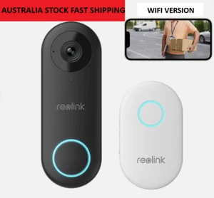 Reolink Video Doorbell WIFI Camera Smart 2K 5MP Waterproof with Person Detection - Picture 1 of 6