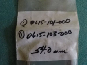 SACHS • NOS 125 Piston Ring Set 54.0mm Std. DKW Hercules Penton Monark 125cc - Picture 1 of 2