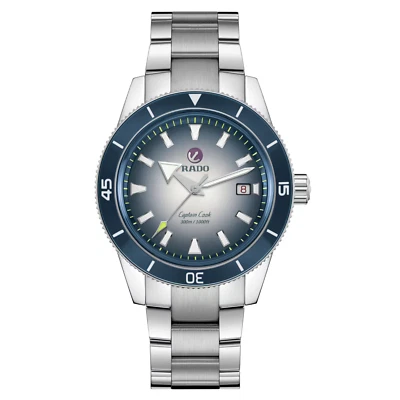 Nuevo Reloj Hombre Rado Captain Cook Automático Acero Inoxidable Esfera Azul R32154208 Foto 1 de 4
