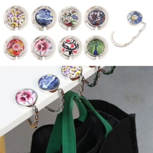 Crystal Portable Travel Table Bag Hook Purse Holder Table Hanger Desk Hooks - Picture 1 of 21