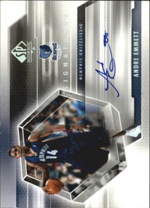 2004-05 SP Authentic Signatures #AE Andre Emmett - NM-MT