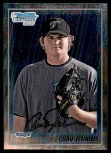 2010 Bowman Chrome Prospects Purple Refractors Chad Jenkins Toronto Blue Jays