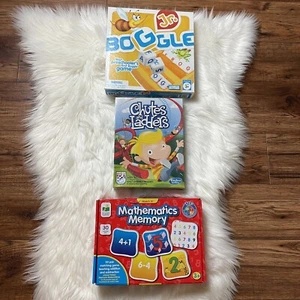 Hasbro Kids Board Game Three Learning and Engage Games New Unisex - Picture 1 of 6