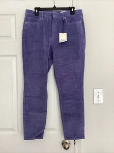 NWT COSMIC BLUE LOVE CORDUROY PERIWINKLE PLUM SIZE 31 - Picture 1 of 16