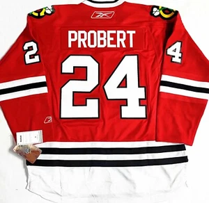 MEN-NWT-SMALL BOB PROBERT CHICAGO BLACKHAWKS NHL LICENSED REEBOK HOCKEY JERSEY - Picture 1 of 6