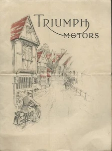 Leaflet Poster - Triumph Motors 1925 - Type P S. D.A P.X - Automobilia - Picture 1 of 5