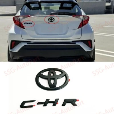 KIT SUPERPOSICIÓN EMBLEMA APAGÓN LE & XLE 2018-2022 TOYOTA C-HR LE & XLE GEN PT948-1C200-02 Foto 1 de 3