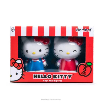 Minifigura Vinilo Hello Kitty Pack 2 2021 Kidrobot Nueva en Caja, Excelente Coleccionable Foto 1 de 4