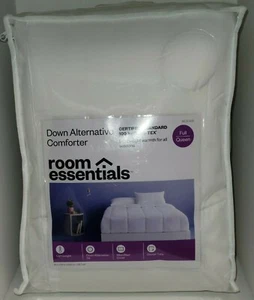 Down Alternative Comforter - INSERT White (FULL-QUEEN) Room Essentials NEW - Picture 1 of 2