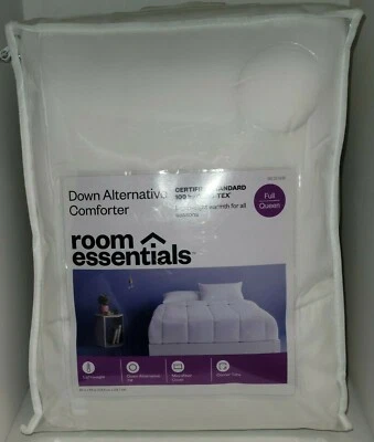 Down Alternative Comforter - INSERT White (FULL-QUEEN) Room Essentials NEW  - Image 1 of 2