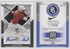 2016 Leaf Perfect Game National Showcase Black /50 Lamar Sparks #BA-194 Auto