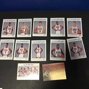 1992 IMPEL US OLYMPIC DREAM TEAM (11) CARD SET rare USA Creed Card - Picture 1 of 14