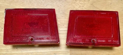 Buick Riviera 1977 1978 RH LH luz de señalización lateral trasera lentes GM OEM Foto 1 de 4
