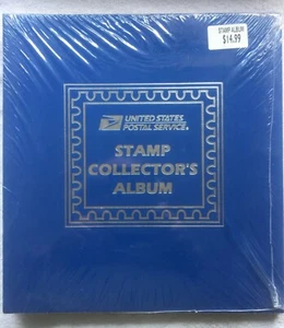 USPS Briefmarkensammleralbum NEU 1998 blau (säurefrei) unbegrenzte Erweiterbarkeit - Bild 1 von 2